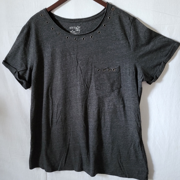 Terra & Sky Tops - Plus Size Short Sleeve Tee